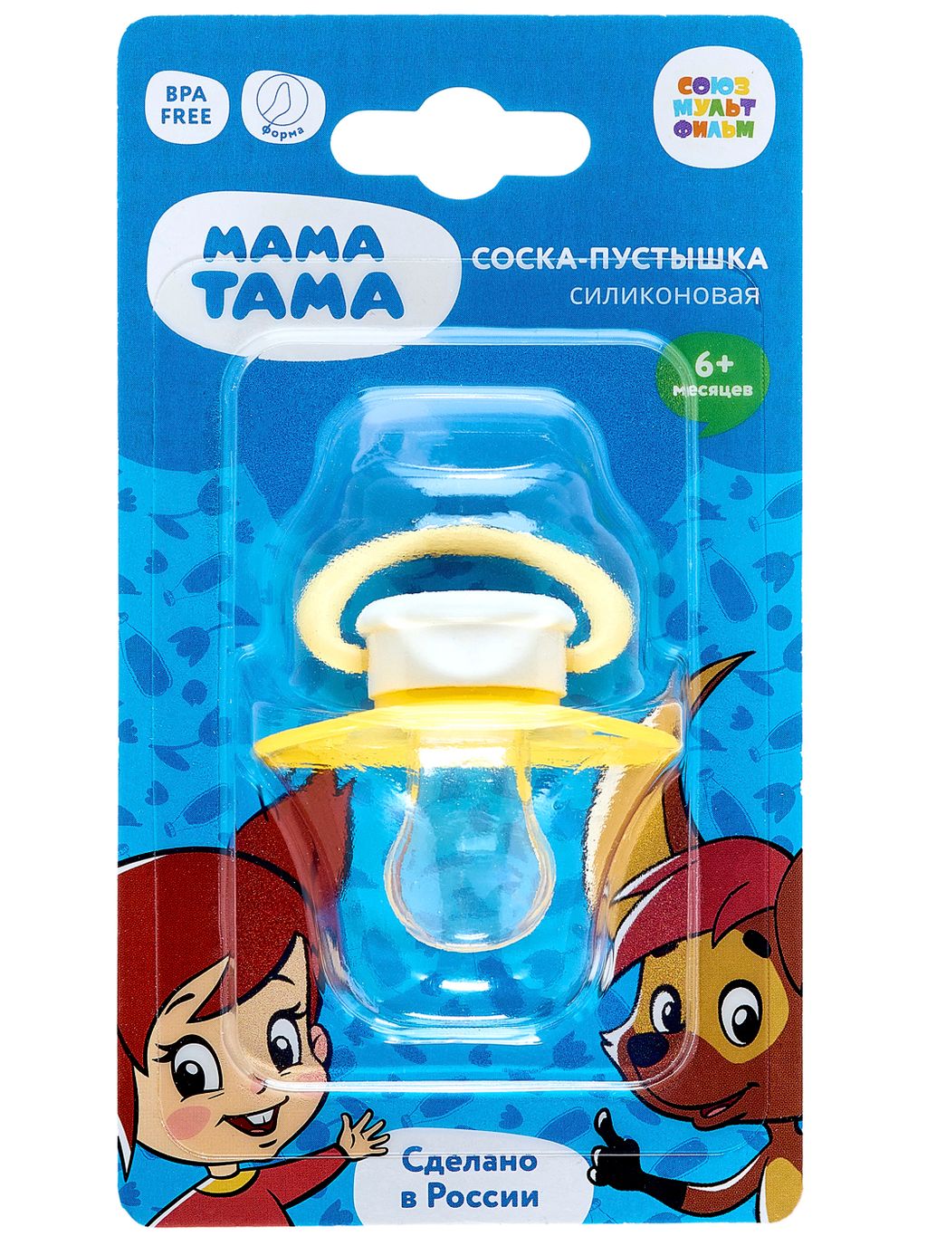 фото упаковки Мама Тама Соска-пустышка анатомическая силиконовая Тама-Тама