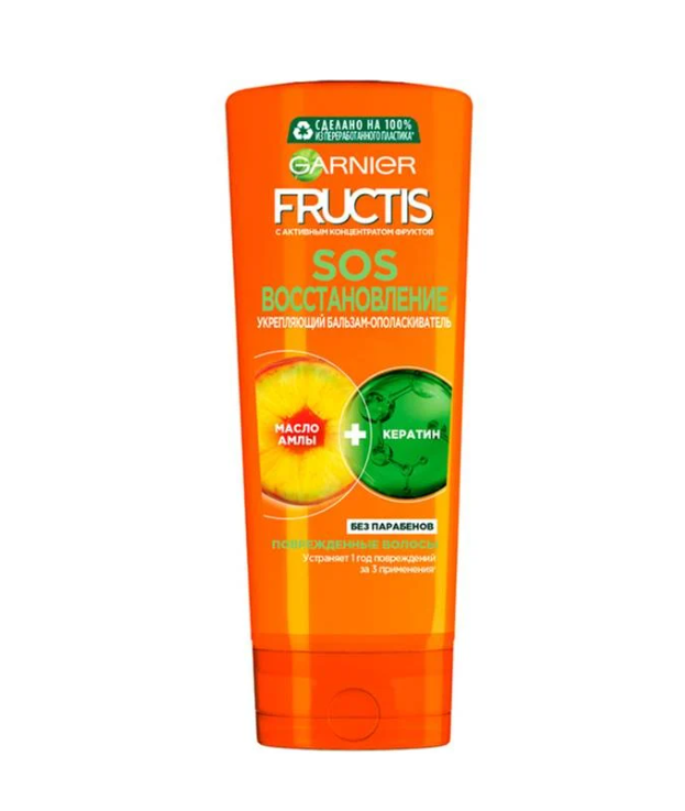 фото упаковки Garnier Fructis Бальзам-ополаскиватель SOS Восстановление