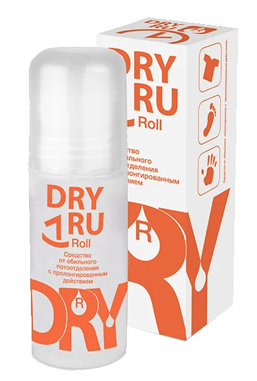 фото упаковки Dry Ru Roll средство от обильного потоотделения с пролонгированным действием