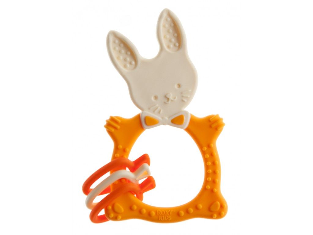 фото упаковки Roxy-kids Прорезыватель универсальный Bunny teether