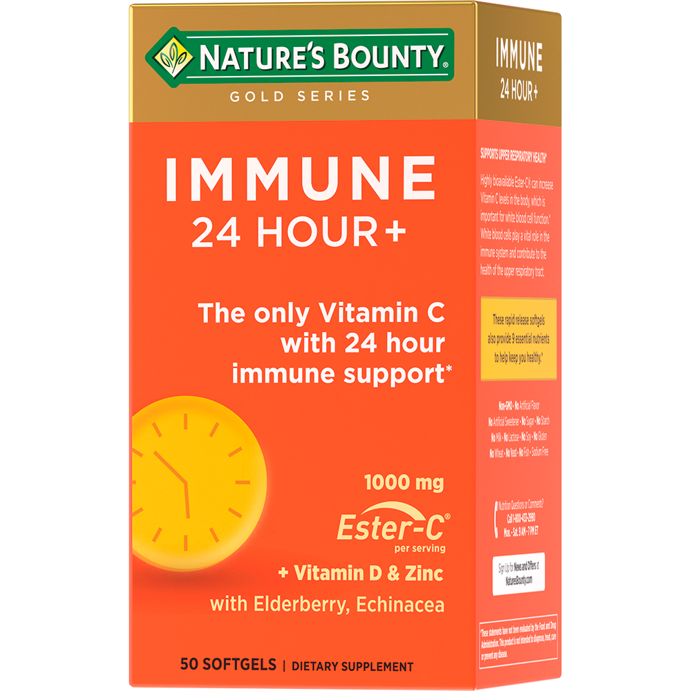 Natures Bounty Эстер-С иммун 24 часа+, капсулы, 50 шт.