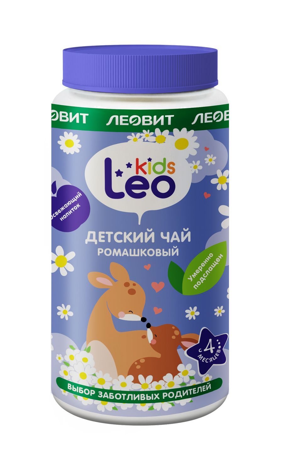 фото упаковки Леовит Leo Kids Детский чай ромашковый