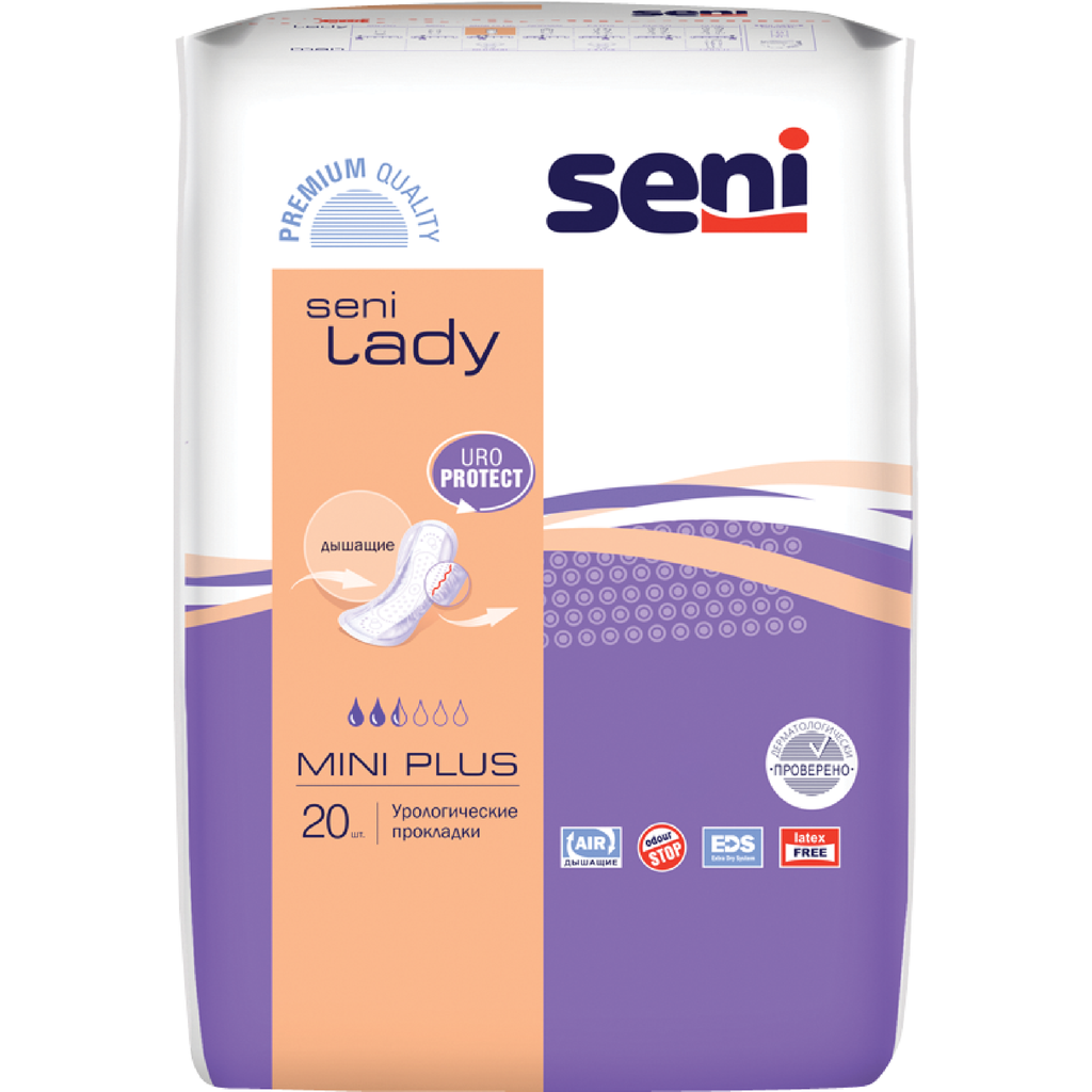 фото упаковки Seni Lady Mini plus Прокладки урологические