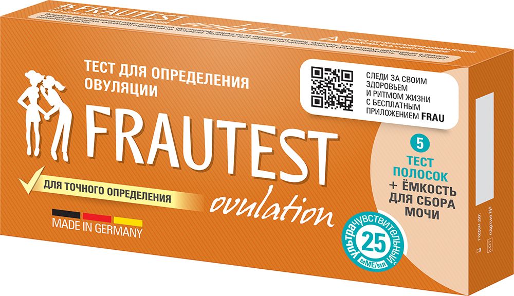 фото упаковки Frautest Тест для определения овуляции