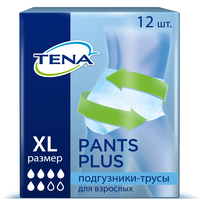 фото упаковки Подгузники-трусы для взрослых Tena Pants Plus