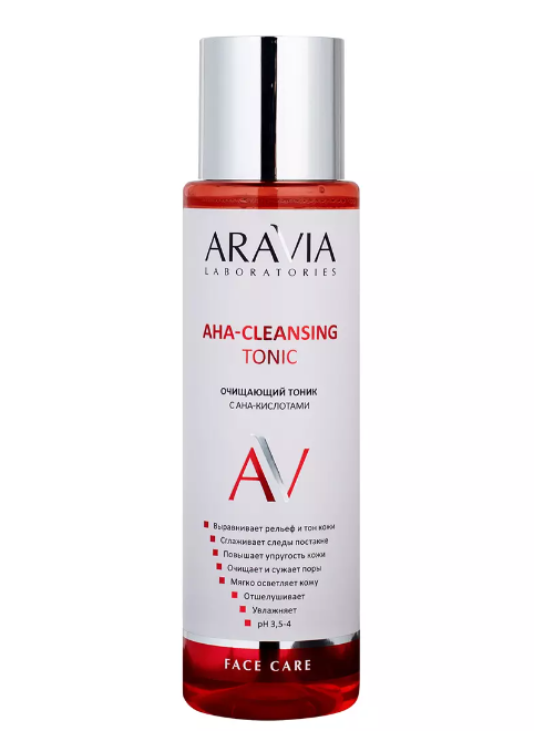 фото упаковки Aravia Laboratories AHA-Cleansing Очищающий тоник