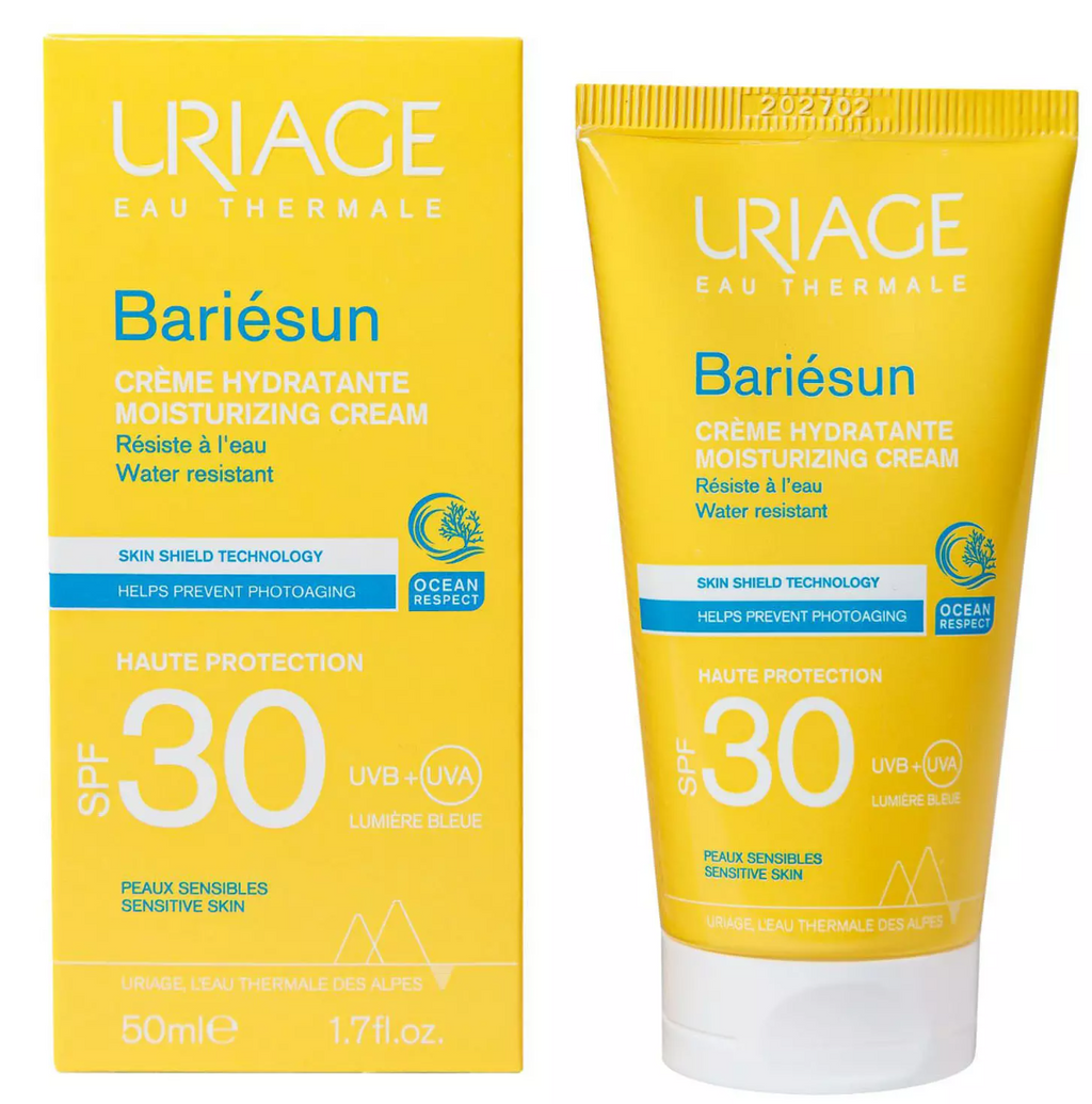 фото упаковки Uriage Bariesun Moisturizing Cream Увлажняющий крем SPF 30, крем, 50 мл, 1 шт. фото упаковки Uriage Bariesun Moisturizing Cream Увлажняющий крем SPF 30