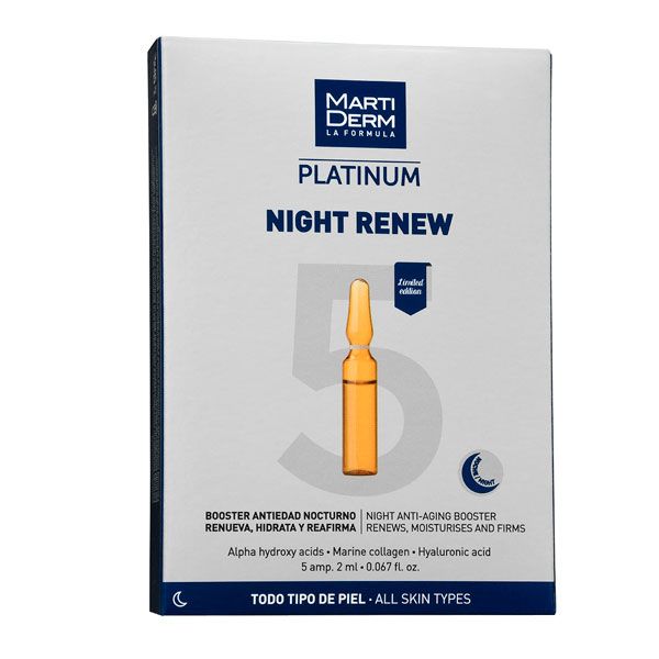 фото упаковки MartiDerm Platinum Night Renew Ночное восстановление