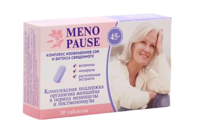 фото упаковки Menopause Комплекс изофлавонов сои и витекса спящего