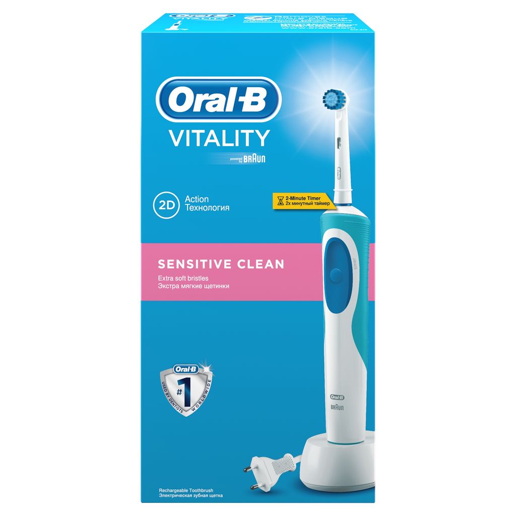 фото упаковки Oral-B Vitality Sensitive Clean Электрическая зубная щетка
