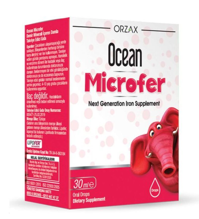 фото упаковки Ocean Orzax Микрофер, капли для приема внутрь, 30 мл, 1 шт. фото упаковки Ocean Orzax Микрофер