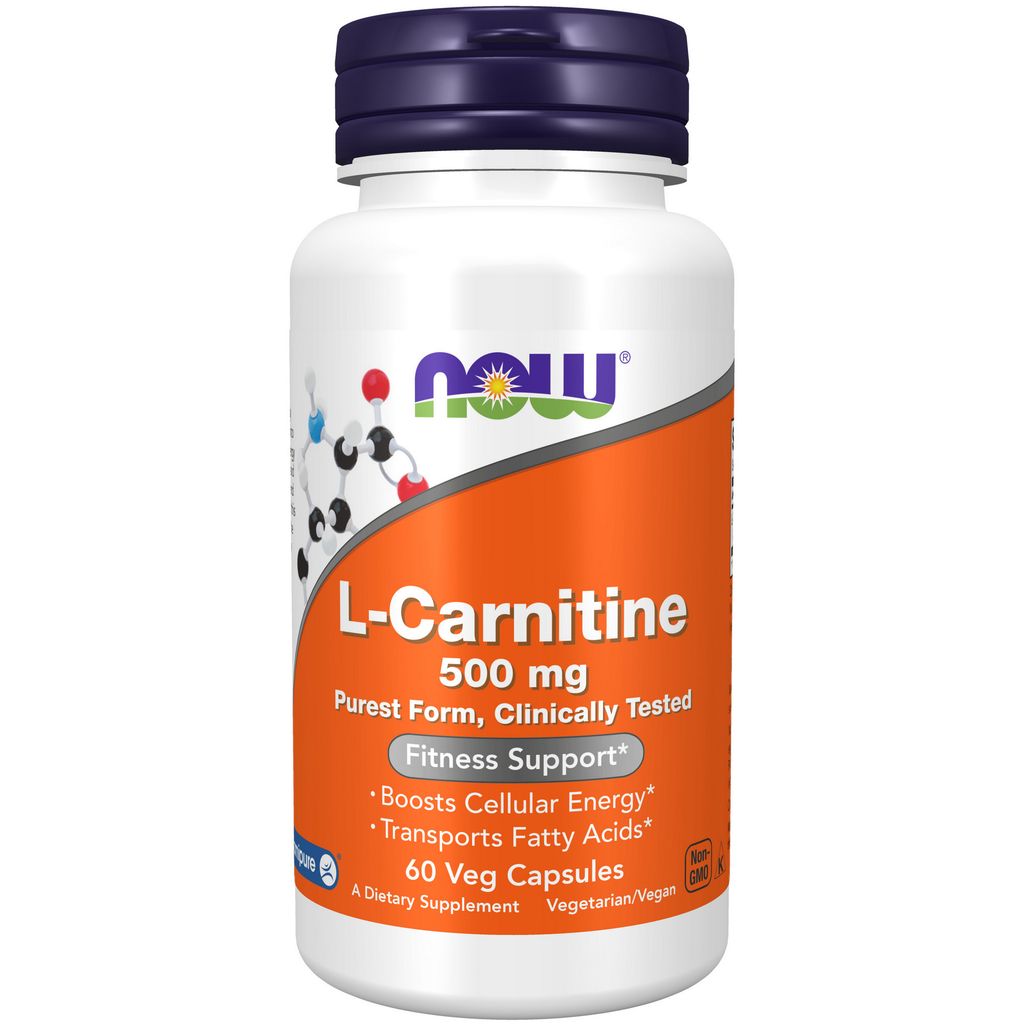 фото упаковки NOW L-Carnitine L-Карнитин