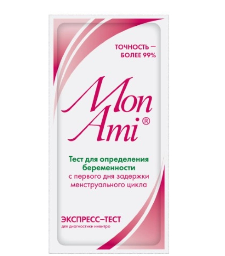 фото упаковки Mon Ami Тест для определения беременности