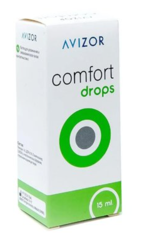 Avizor Comfort Drops Капли для линз, капли глазные, 15 мл, 1 шт.