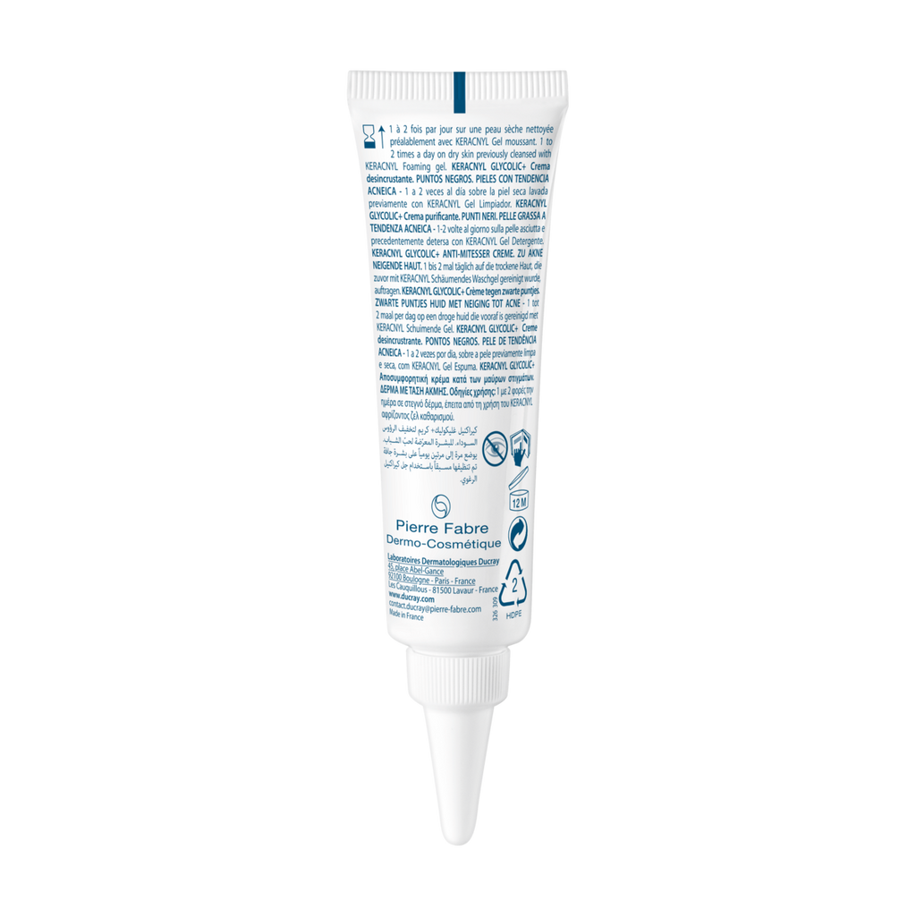 Ducray Keracnyl Glycolic + Крем матирующий, 30 мл, 1 шт.