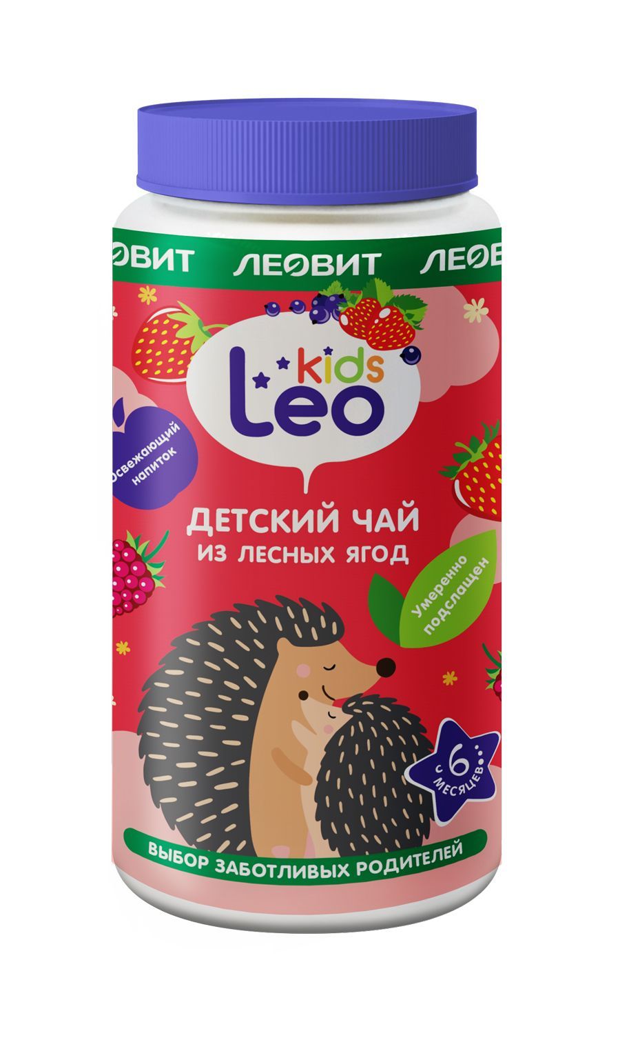 фото упаковки Леовит Leo Kids Детский чай из лесных ягод