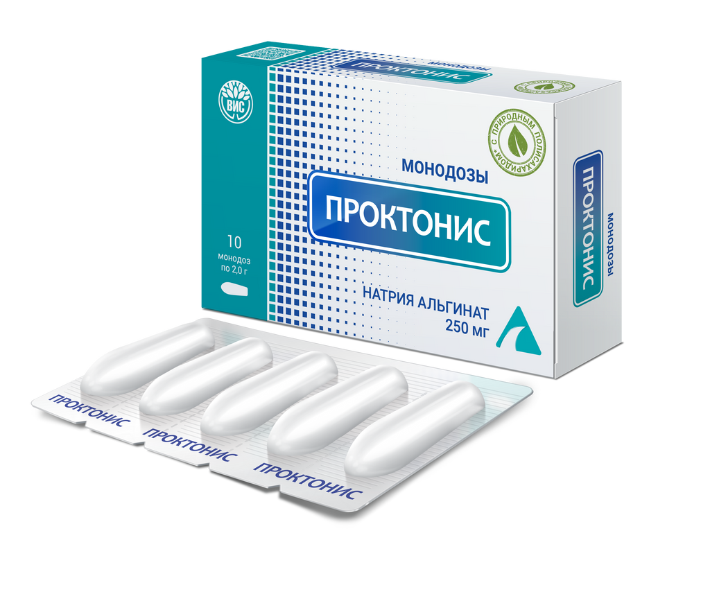 Проктонис Крем в монодозах, крем, 2 г, 10 шт.