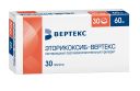 Эторикоксиб-Вертекс, 60 мг, таблетки, покрытые пленочной оболочкой, 30 шт.