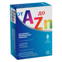 Витаминно-минеральный комплекс от A до Zn, таблетки, для мужчин, 30 шт.