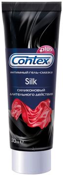 Гель-смазка Contex Silk, гель, из силикона (силиконовый), 30 мл, 1 шт.