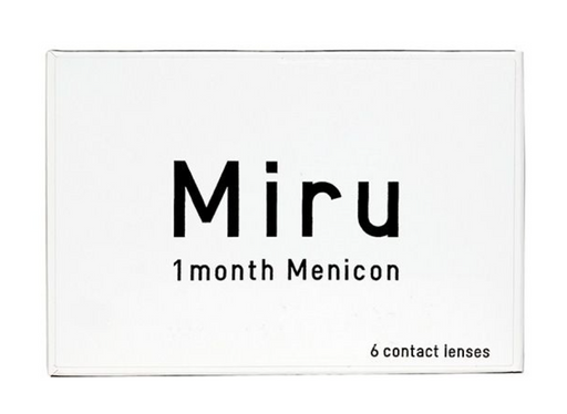 Miru 1month Menicon Линзы контактные ежемесячной замены, BC=8,3 d=14,0, D(-2.00), 6 шт.