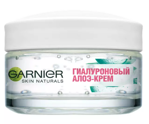 Garnier Skin Naturals Питательный гиалуроновый алоэ-крем, гель, для сухой и чувствительной кожи, 50 мл, 1 шт.