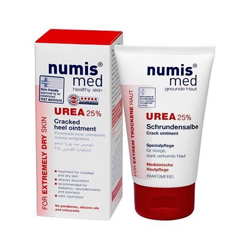 Numis med крем для пяток с 25% мочевиной, крем для ног, 50 мл, 1 шт.