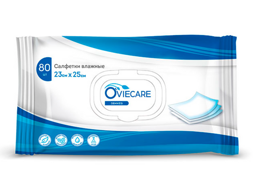 Oviecare Влажные салфетки, салфетки, 80 шт.