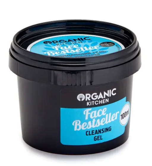 Organic kitchen гель для умывания очищающий face bestseller, гель для умывания, 100 мл, 1 шт.