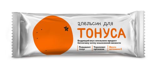 Леовит Биоинновации батончик для Тонуса, с апельсиновым вкусом, 25 г, 1 шт.