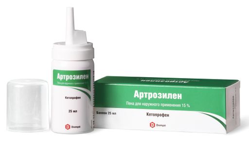 Артрозилен (пена для наружного применения), 15%, аэрозоль, 25 мл, 1 шт.