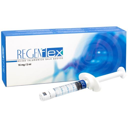 Regenflex Протез синовиальной жидкости, 0.8%, 16 мг/2 мл, раствор для внутрисуставного введения, 2 мл, 1 шт.