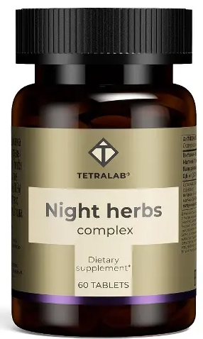 Tetralab Комплекс ночные травы, таблетки, покрытые оболочкой, 60 шт.