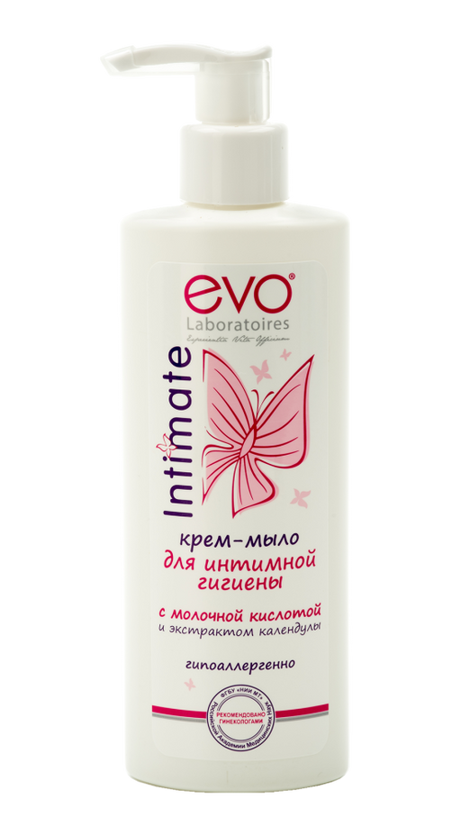 Evo крем-мыло для интимной гигиены Календула, крем-мыло, для чувствительной кожи, 200 мл, 1 шт.