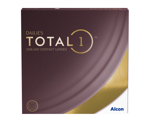Alcon Dailies Total 1 однодневные водоградиентные, BC=8,5 d=14,1, D(-8.50), стерильно, 90 шт.