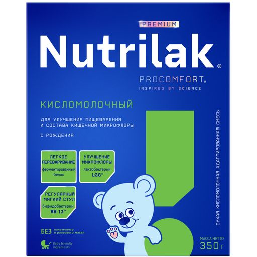 Nutrilak Premium Кисломолочный смесь сухая, смесь молочная сухая, 350 г, 1 шт.