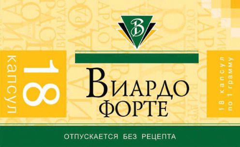 Виардо-форте, 1.3 г, капсулы, 18 шт.