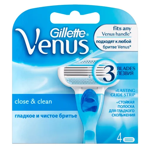 Gillette Venus Кассеты, для женщин, 4 шт.