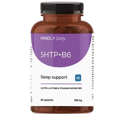 MINDLY Daily 5 HTP+Витамин B6, капсулы, 60 шт.