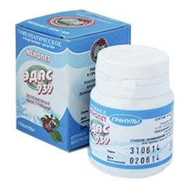 Эдас-939 Менолет, гранулы гомеопатические, 20 г, 1 шт.